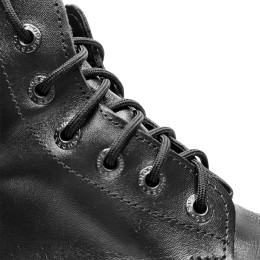 Шнурки для кроссовок и кед "Черные круглые 4 мм - 0.8-1.5 м"