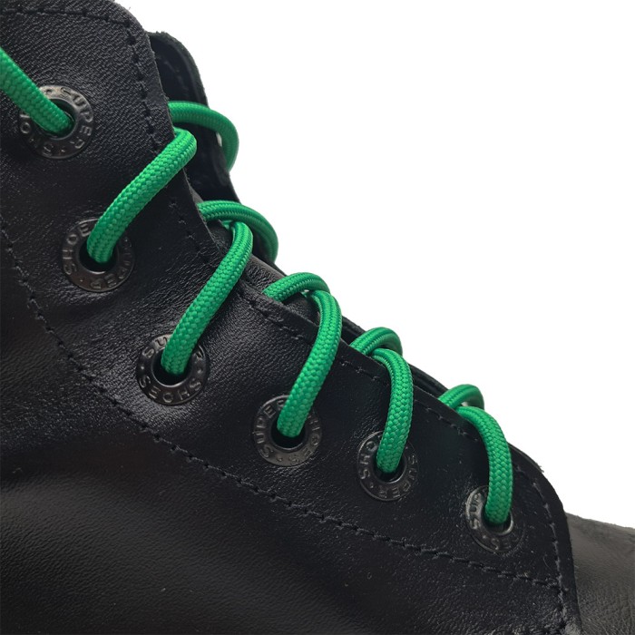 Шнурки для кроссовок и кед "Зеленые круглые 4 мм - 0.8-1.5 м"