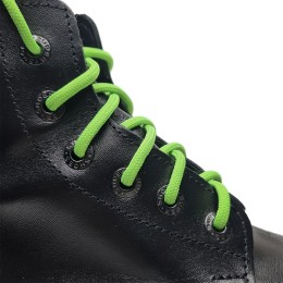 Шнурки для кроссовок и кед "Кислотно-зеленые круглые 4 мм - 0.8-1.5 м"