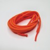 Шнурки для кроссовок и кед "Кислотно-оранжевые круглые 4 мм - 0.8-1.5 м"