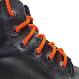 Шнурки для кроссовок и кед "Кислотно-оранжевые круглые 4 мм - 0.8-1.5 м"