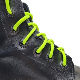 Шнурки для кроссовок и кед "Кислотно-желтые круглые 4 мм - 0.8-1.5 м"