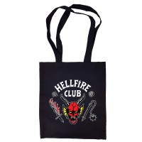 Сумка-шоппер "Hellfire Club" черная 
