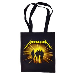 Сумка-шоппер "Metallica" черная 