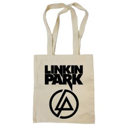 Сумка-шоппер "Linkin Park" бежевая 