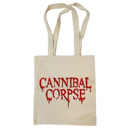 Сумка-шоппер "Cannibal Corpse" бежевая 