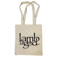 Сумка-шоппер "Lamb Of God" бежевая 