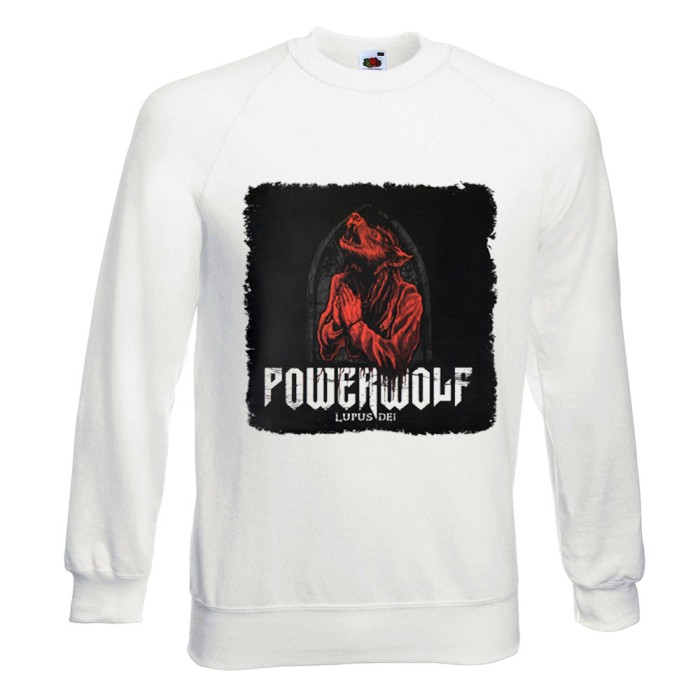 Свитшот "Powerwolf" белый