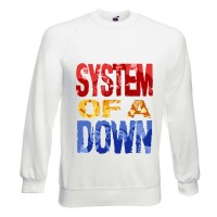 Свитшот "System of a Down" белый