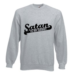 Свитшот "Satan" белый