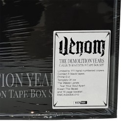 Аудиокассеты Venom "The Demolition Years" Box Set