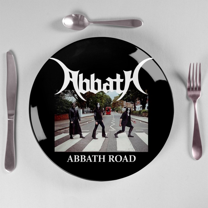 Тарелка "Abbath" керамическая