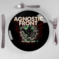 Тарелка "Agnostic Front" керамическая