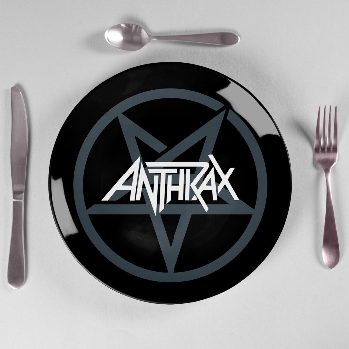 Тарелка "Anthrax" керамическая