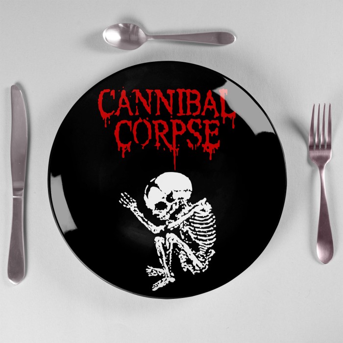 Тарелка "Cannibal Corpse" керамическая