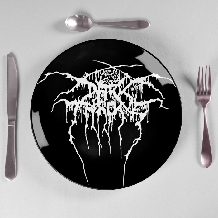 Тарелка "Darkthrone" керамическая