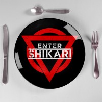 Тарелка "Enter Shikari" керамическая