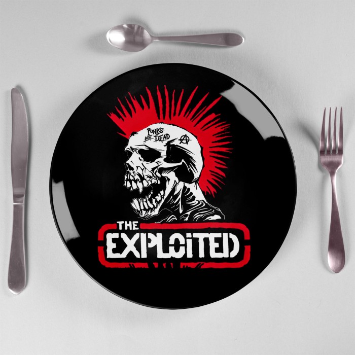 Тарелка "The Exploited" керамическая