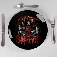 Тарелка "Slipknot" керамическая