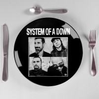 Тарелка "System Of A Down" керамическая