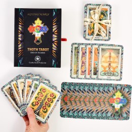 Карты Таро THOTH TAROT Aleister Crowley. Бархатистое издание в эксклюзивной коробке на магнитной застежке