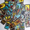 Карты мини Таро Артура Эдварда Уэйта. Колода Райдер-Уэйта. 78 карт и 2 пустые карты (софт тач; матовые; черный срез)