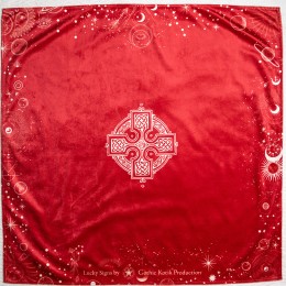Скатерть для гадания "Кельтский Крест" с мешочком для хранения 