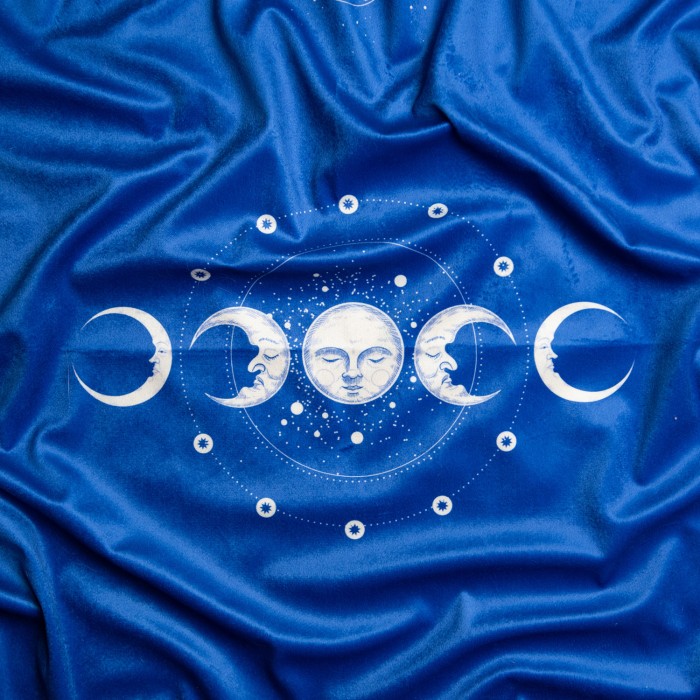 Скатерть для гадания "Триединая Луна" с мешочком для хранения