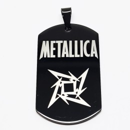 Жетон "Metallica" стальной черный