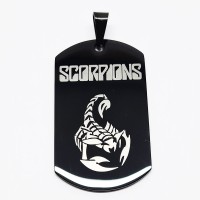 Жетон "Scorpions" стальной черный