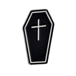 Значок-пин "Гроб с крестом"