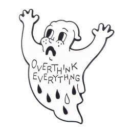 Значок-пин "Overthink Everything"