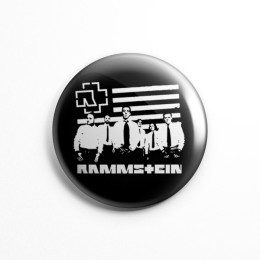 Значок "Rammstein" 3,7 см 