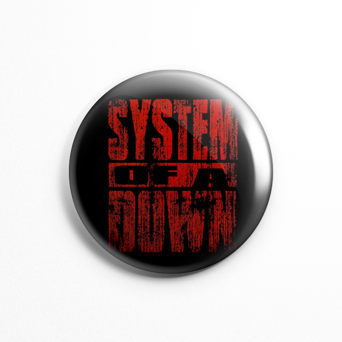 Значок "System of a Down" 3,7 см