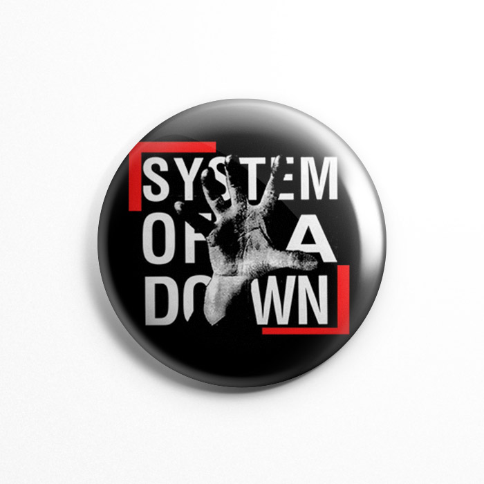 Значок "System of a Down" 3,7 см