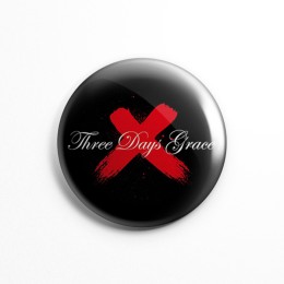 Значок "Three Days Grace" 3,7 см 