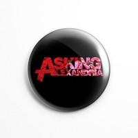 Значок "Asking Alexandria" 3,7 см 