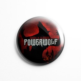 Значок "Powerwolf" 3,7 см 