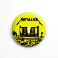 Значок "Metallica" 3,7 см 