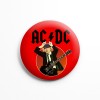 Значок "AC/DC" 3,7 см