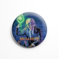 Значок "Megadeth" 3,7 см 