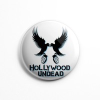 Магнит "Hollywood Undead" 3,7 см 