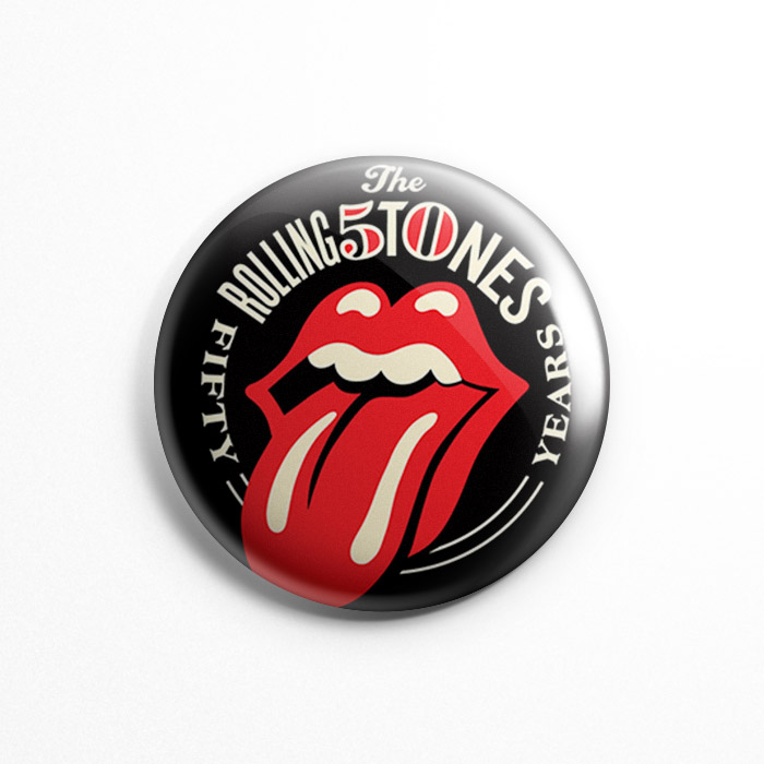 Значок "The Rolling Stones" 3,7 см
