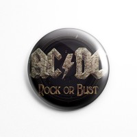 Значок "AC/DC" 3,7 см 