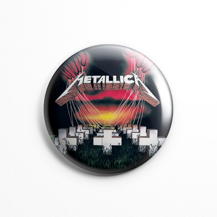 Значок "Metallica" 3,7 см