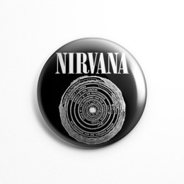 Значок "Nirvana" 3,7 см 