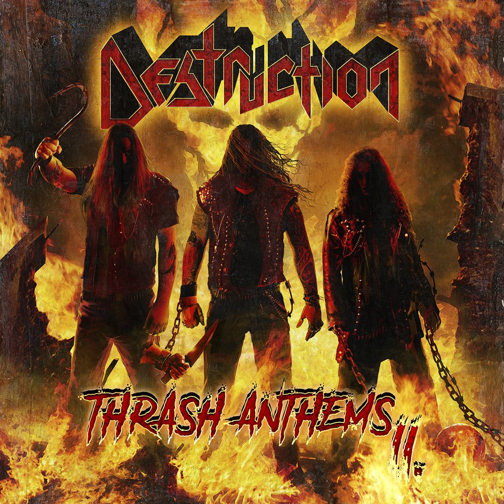 Трэш альбомы. Destruction 2017 - Thrash Anthems II. Дестракшен группа. Destruction обложки альбомов.